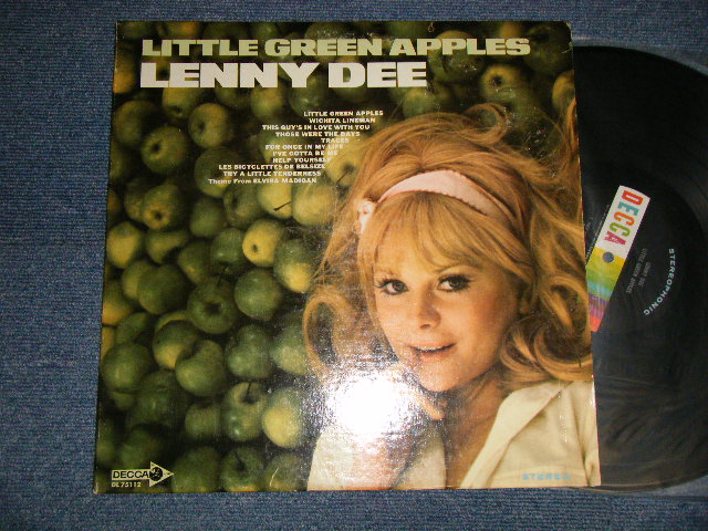 画像1: LENNY DEE - LITTLE GREEN APPLE (With AUTOGRAPHED / SIGNED 直筆サイン入り) (Ex++/Ex++) / 1969 US AMERICA ORIGINAL STEREO Used LP  