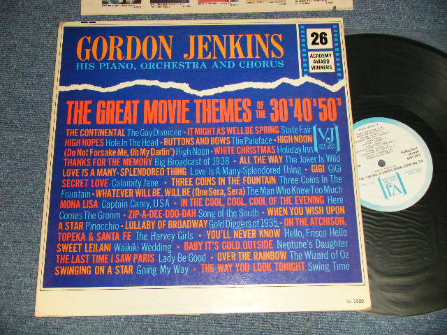 画像1: GORDON JEMKINS - The Great Movie Themes Of The 30's, 40's & 50's (Ex+/Ex Looks:VG+++ EDSP) / 1964 US AMERICA ORIGINAL "WHITE LABEL PROMO"  MONO Used LP  