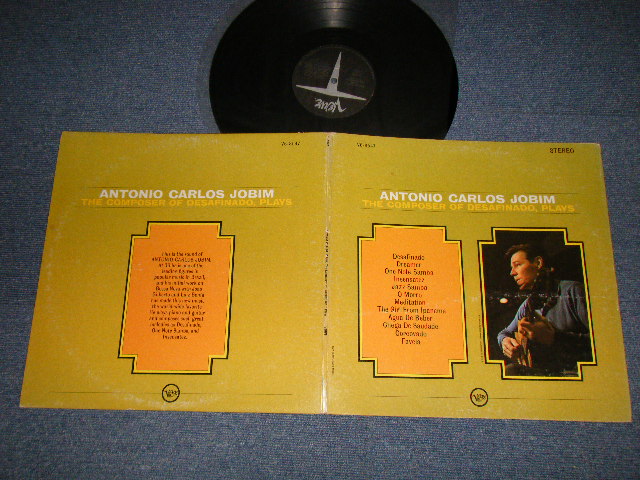 画像1: ANTONIO CARLOS JOBIM - THE COMPOSER OF DESAFINADO,PLAYS (Ex+/Ex+, Ex++ EDSP) / 1963 US AMERICA ORIGINAL STEREO Used LP 