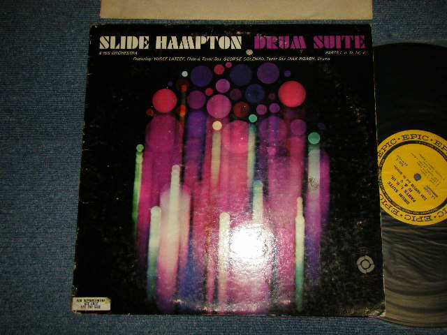 画像1: SLIDE HAMPTON & His Orchestra - Drum Suite (Parts I, II, III, IV, V) (Ex/Ex+++ Looks:Ex+++ TEAROL, WOBC) / 1962 US AMERICA ORIGINAL 1st Press "YELLW Label" "PROMO" Used LP 