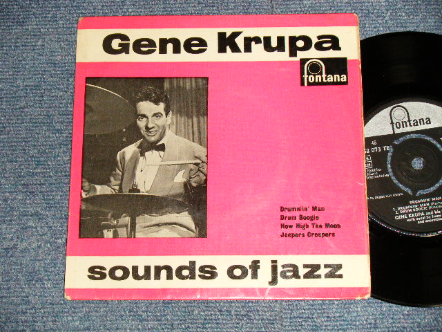 画像1: GENE KRUPA - SOUNDS OF JAZZ (Ex++/Ex++) / 1958 US AMERICA ORIGINAL Used 7" 45 rpm EP 