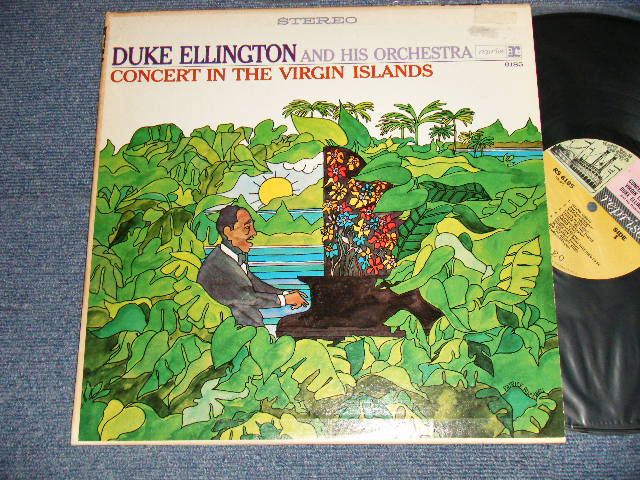 画像1: DUKE ELLINGTON - COCERT IN THE VIRGIN ISLANDS (Ex/Ex++ Looks:MINT- STOFC, TEAROFC) / 1965 US AMERICA 1st Press "3-COLOR Label" STEREO Used LP 