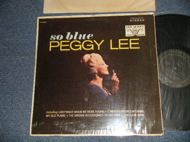 画像1: PEGGY LEE - SO BLUE (Ex++/Ex++) / 1966 US AMERICA ORIGINAL STEREO Used LP 