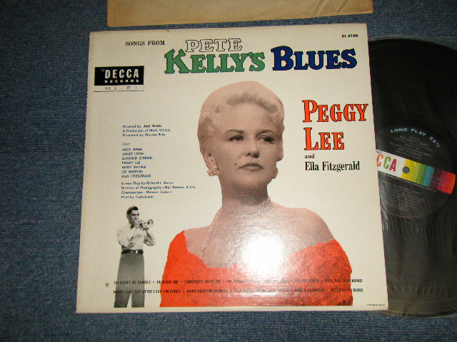 画像1: PEGGY LEE + ELLA FITZGERALD - SINGS FROM PETE KELLYS BLUES (Ex++/Ex+++ BB, WOL) / 1967-70 Version US AMERICA REISSUE "BLACK with RAINBOW STRIPETHOUGHT ADVICION of MCA Label" MONO LP 