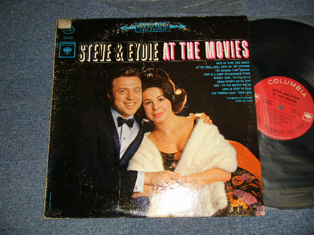 画像1:  STEVE LAWRENCE and EYDIE GORME - AT THE MOVIES (Ex/Ex++ Looks:Ex+ STOFC) / 1964 US AMERICA ORIGINAL "360 SOUND in BLACK" STEREO Used LP