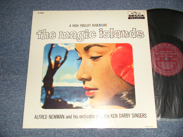 画像1: ALFRED NEWMAN - THE MAGIC ISLAND (Ex+++/Ex+++) /1957 US AMERICA ORIGINAL1st Press "MAROON Label" MONO Used LP 