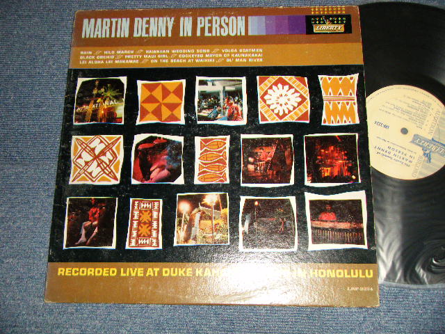 画像1: MARTIN DENNY - IN PERSON (Ex+/Ex+++ Looks:Ex++ WOBC) / 1962 US AMERICA ORIGINAL "AUDITION LABEL PROMO" MONO Used LP  