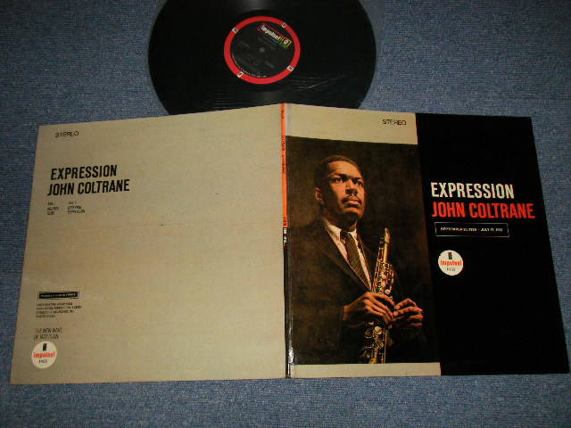 画像1: JOHN COLTRANE - EXPRESSION (Ex+++/Ex+++) / 1968 Version US AMERICA 2nd Press "BLACK With RED RING Label" Used LP