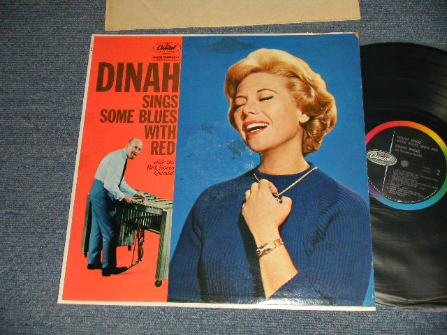 画像1: DINAH SHORE with the RED NORVO Quintet - DINAH SINGS SOME BLUES WITH RED ( Ex/Ex+ EDSP) / 1960 US AMERICA ORIGINAL "CAPITOL Logo on LEFT Label" MONO Used LP 
