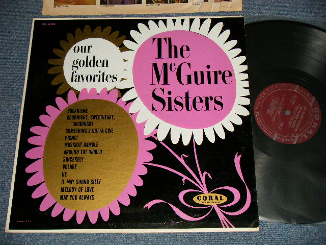 画像1: THE McGUIRE SISTERS - OUR GOLDEN FAVORITES (Ex++/Ex+++ Looks:MINT- EDSP) / 1960 US AMERICA ORIGINAL 1st Press "MAROON Label" MONO Used LP