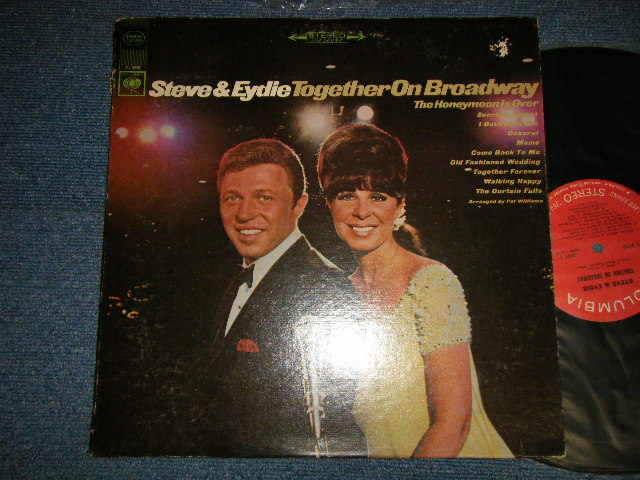 画像1:  STEVE LAWRENCE and EYDIE GORME - AT THE MOVIES (Ex, Ex++/Ex++) / 1967 Version US AMERICA 2nd Press "360 SOUND in WHITE" STEREO Used LP