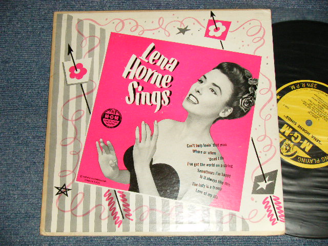 画像1: LENA  HORNE - LENA HORNE SINGS (DEBUTE ALBUM)  (Ex++/Ex+++ B-1:Ex+ EDSP, WOBC) / 1952 US AMERICA ORIGINAL MONO Used 10" LP 