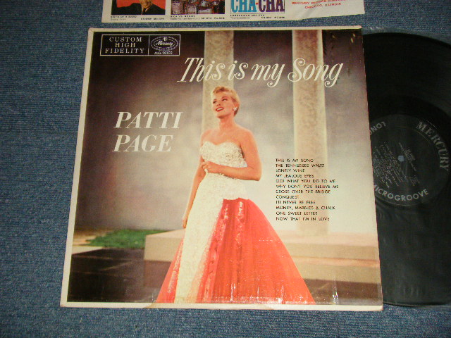 画像1: PATTI PAGE -  THIS IS MY SONG  (Ex++/Ex+++ Looks:MINT-)  /1955 US AMERICA  ORIGINAL 1st Press "CUSTOM HIGH FIDELITT credit on Front Cover" "BLACK with SILVER Print Label"  MONO Used LP