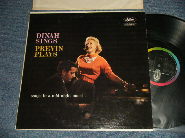 画像1: DINAH SHORE With ANDRE PREVIN - DINAH SINGS, PREVIN PLAYS  (Ex+++/MINT-) / 1960 US AMERICA ORIGINAL 1st Press "BLACK with RAINBOW CAPITOL Logo on Left side Label" MONO LP  