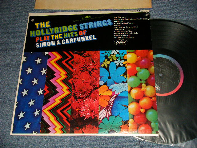 画像1: HOLLYWOOD STRINGS - PLAY THE HITS OF SIMON & GARFUNKEL  (Ex+++/MINT- BB) /  1968 US AMERICA ORIGINAL 1st Press "BLACK with RAINBOW Label"  Used LP