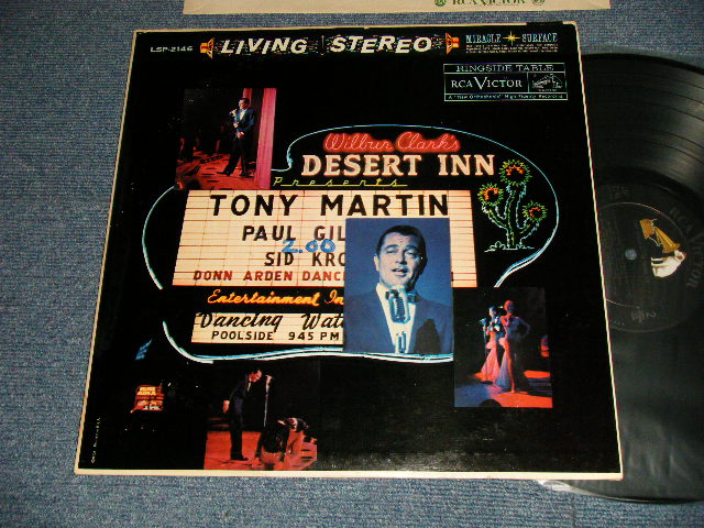 画像1: TONY MARTIN - AT THE DESERT INN (Ex++/Ex+) EDSP) / 1960 US AMERICA ORIGINALSTEREO Used LP 