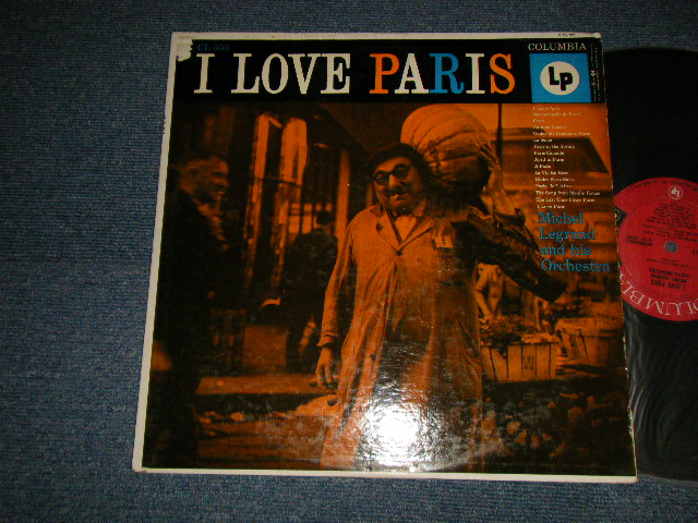 画像1: MICHEL LEGRAND - I LOVE PARIS (Ex+/Ex+ EDSP, WOBC,TEAROFC) /1955-1962 Version US AMERICA ORIGINAL 2nd Press "6 EYE's Label" MONO Used LP 