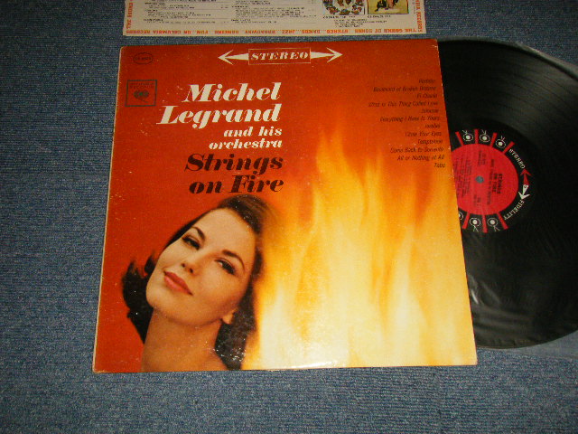 画像1: MICHEL LEGRAND - STRINGS ON FIRE(Ex++/Ex+++ Looks:Ex++) /1962 US AMERICA ORIGINAL"PROMO" 1st Press "6 EYE's Label" STEREO Used LP 