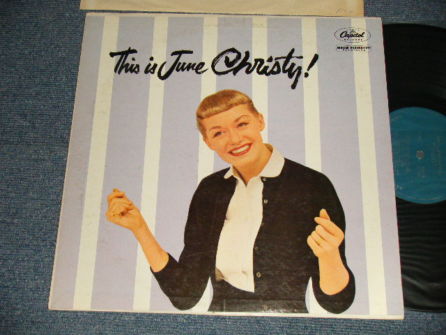 画像1: JUNE CHRISTY -  THIS IS JUNE CHRISTY  (Ex+++/Ex+++) / 1958 US AMERICA ORIGINAL "1st Press TURQUOISE Label"  MONO Used LP 