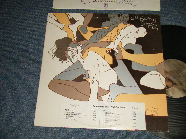 画像1: L.A.EXPRESS  L.A. EXPRESS with JONI MITCHELL - SHADOW PLAY (Mastered by B.G.) (Ex++/MINT-) / 1976 US AMERICA ORIGINAL "PROMO" ed LP