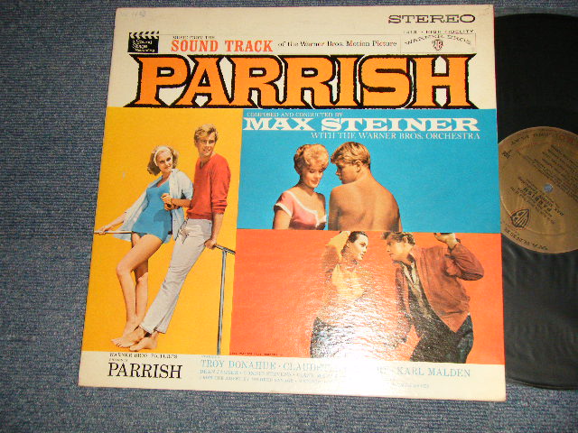 画像1: ost MAX STEINER - PARRISH (Ex++/Ex+++) / 1961 US AMERICA ORIGINAL "GOLD Label" STEREO Used LP 