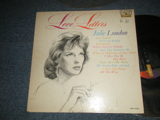 画像1: JULIE LONDON - LOVE LETTERS (Ex+/Ex++, Ex- WOFC) /1962 US AMERICA ORIGINAL MONO Used LP