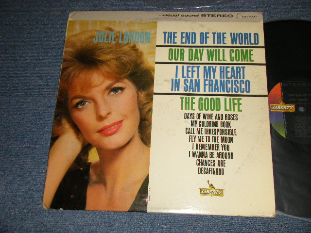 画像1: JULIE LONDON - THE END OF THE WORLD (Ex+/Ex+++ Looks:MINT- EDSP) /1963 US AMERICA ORIGINAL 1st Press "BLACK with GOLD LIBERTY at LEFT  Label" STEREO Used  LP 