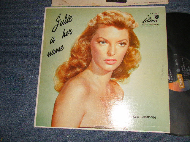 画像1: JULIE LONDON - JULIE IS HER NAME (DEBUT ALBUM) (Ex++/Ex+++) / 1960 US AMERICA MONO "1st Press FRONT COVER" " "3rd Press BACK COVER"  "4th PRESS Color LIBERTY LABEL" Used LP  