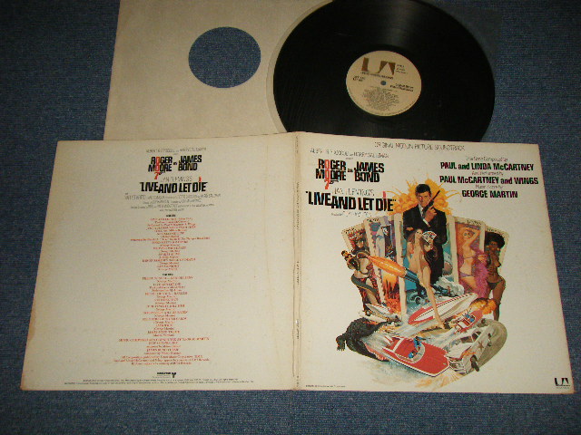 画像1: 007 JAMES BOND, PAUL McCARTNEY GEROGE MARTIN  - LIVE AND LET DIE (Ex++/MINT- EDSP) /1973 US AMERICA ORIGINA Used LP