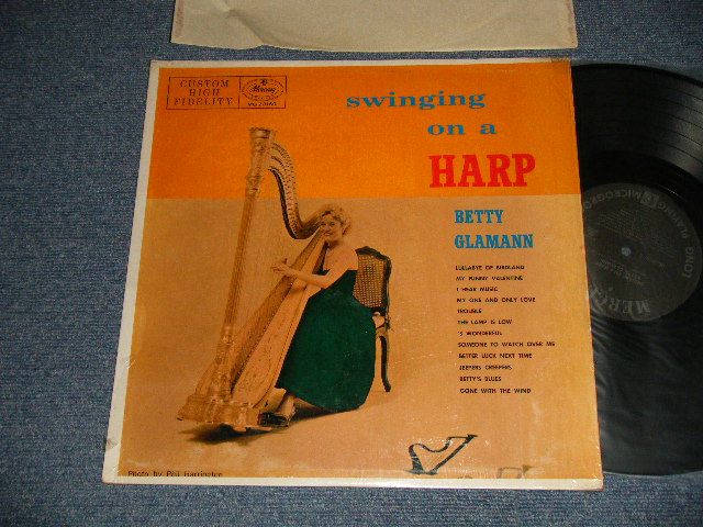 画像1: Betty Glamann - Swinging On A Harp (MINT-/MINT-) / 1957 US AMERICA ORIGINAL MONO Used LP
