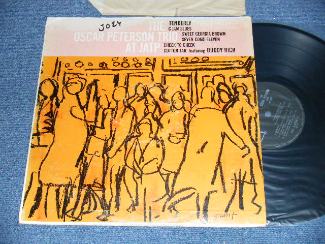 画像1: OSCAR PETERSON - AT JATP (VG+++/VG++ WOFC, EDSP) / 1960 US AMERICA ORIGINAL "1st Press Label" MONO Used LP 