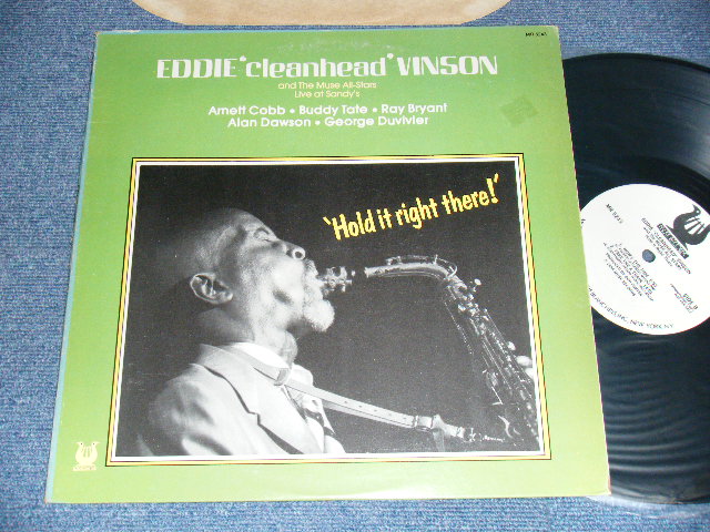 画像1: EDDIE "CLEANHEAD" VINSON - HOLD IT RIGHT THERE!(Ex+/MINT-) / 1984 US AMERICA ORIGINAL Used LP