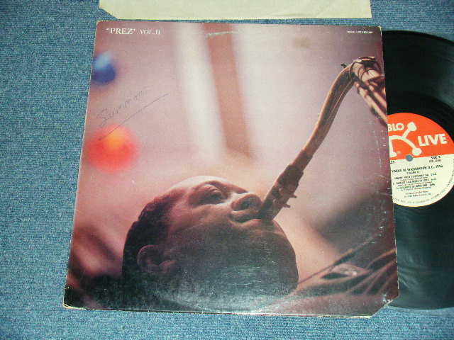 画像1: LESTER YOUNG - IN WASHINGTON D. C, 1956 VOL.2 "PREZ VOL.II" (Ex/MINT- CUT OUT, WOFC)/ 1980 US AMERICA ORIGINAL Used LP 