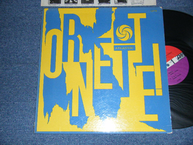 画像1: ORNETTE COLEMAN -  ORNETTE!  (Ex+/Ex+++ WOBC) / 1962 US AMERICA ORIGINAL "RED & PLUM Label" MONO Used LP
