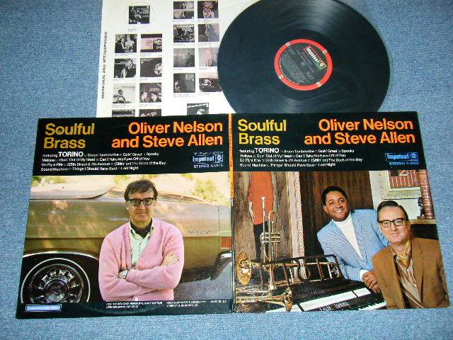 画像1: OLIVER NELSON & STEVE ALLEN - SOULFUL BRASS (Ex++/MINT- BB) / 1968 US AMERICA ORIGINAL STEREO Used LP