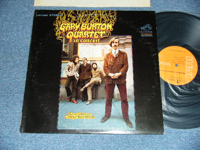 画像1: GARY BURTON QUARTET - IN CONCERT (Ex++/Ex+++~Ex++Ｌooks:Ex+++) / US AMERICA 2nd Press RE-PRESS "ORANGE Label" Used LP 