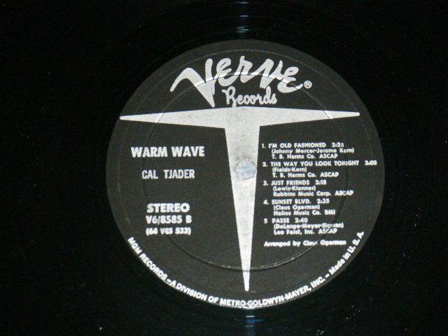 画像13: CAL TJADER - WARM WAVE (Ex++/Ex+++ EDSP) / 1964 US AMERICA ORIGINAL STEREO Used LP  