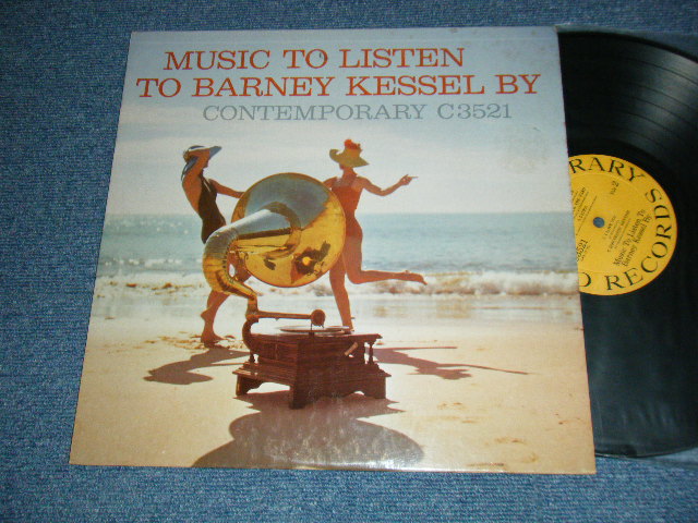 画像1: BURNEY KESSEL - MUSIC TO LISTEN TO BARNEY KESSEL BY (Ex++/Ex++ B-2:POOR) / 1957 US AMERICA ORIGINAL 1st Press"YELLOW Label" MONO Used LP