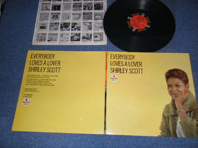 画像1: SHIRLEY SCOTT  with STANLEY TURRENTINE - EVERYBODY LOVES A LOVER (Ex++/Ex++)   / 1964 US AMERICA ORIGINAL "ORANGE With BLACK RING Label" STEREO Used LP 