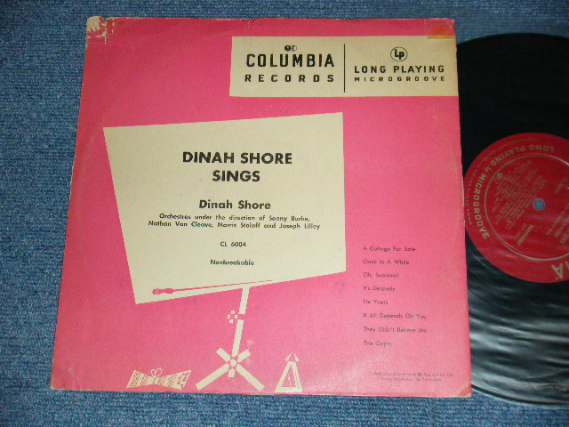 画像1: DINAH SHORE - DINAH SHORE SINGS (Ex++/Ex++ EDSP) / 1949 US AMERICA ORIGINAL Used 10" LP