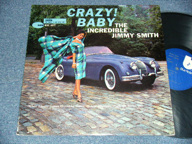 画像1: JIMMY SMITH  - CRAZY BABY (Ex++, Ex+/MINT-) / 1977-8 Version US AMERICA RE-PRESS REISSUE "BLUE With White 'b' Label" STEREO Used LP 