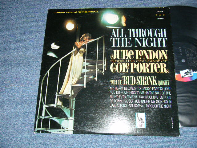 画像1: JULIE LONDON - ALL THROUGH THE NIGHT (Ex++/MINT-) / 1967 Version?US ORIGINAL RE-PRESS "2nd Press COLOR LIBERT Logo on LEFT SIDE Label" STEREO Used  LP 