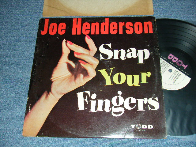 画像1: JOE HENDERSON - SNAP YOUR FINGERS (Ex++/MINT-~Ex+++ EDSP) /  1962 US AMKERICA ORIGINAL MONO Used LP 