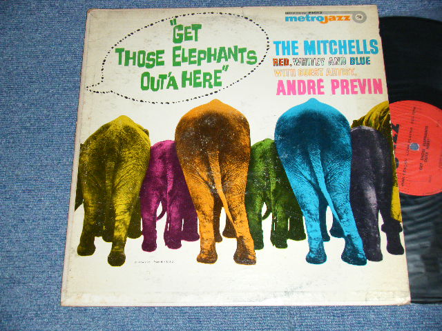 画像1: The Mitchells Red, Whitey And Blue With Guest Artist ANDRE PREVIN - Get Those Elephants Out'a Here  (Ex+/mint-) / 1959 US AMERICA Original MONO Used LP  