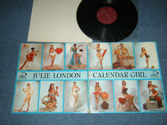 画像1: JULIE LONDON - CALENDAR GIRL (Ex, Ex++/Ex+) / 1956 US AMERICA ORIGINAL MONO "MAROON  LABEL" Used LP