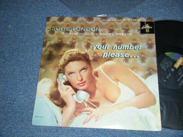 画像1: JULIE LONDON - YOUR NUMBER PLEASE ...(Ex+++/MINT-) / 1960 Version US AMERICA 2nd Press "GOLD LIBERTY on LEFT Label" STEREO Used LP