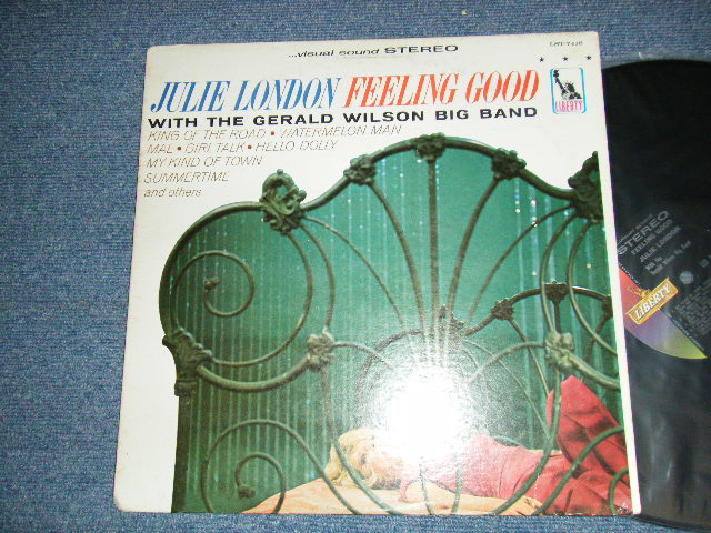 画像1: JULIE LONDON - FEELING GOOD (Ex+++, Ex/MINT- WOBC) /1965 US AMERICA ORIGINAL 1st Press "BLACK with GOLD LIBERTY at LEFT  Label" STEREO Used LP  
