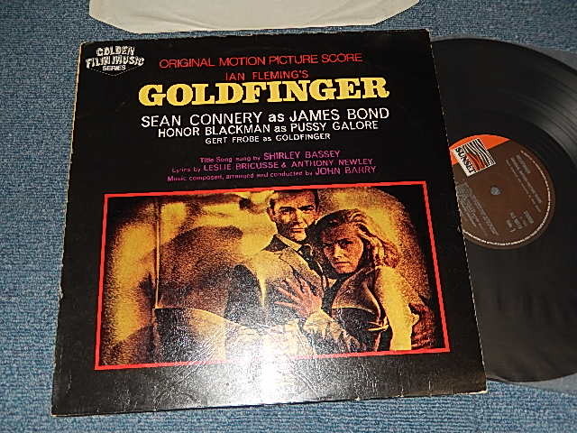 画像1: 007 JAMES BOND, JOHN BARRY, SHIRLIE BASSEY - GOLDFINGER (Ex+/MINT-)  /1973 Version UK ENGLAND REISSUE STEREO Used LP 