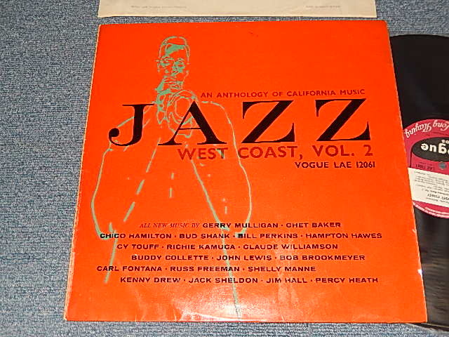 画像1: V.A. VARIOUS - An Anthology Of California Music JAZZ WEST COAST VOL.2 (Ex++/Ex++ B-1:Ex) / 1958 UK ENGLANDORIGINAL MONO Used LP
