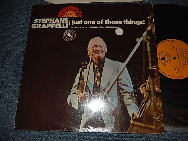 画像1: STEPHANE GRAPPELLI - JUST ONE OF THOSE THINGS (MINT-/MINT-) / 1974 Version UK ENGLAND "2nd Press / Repress" Used LP 